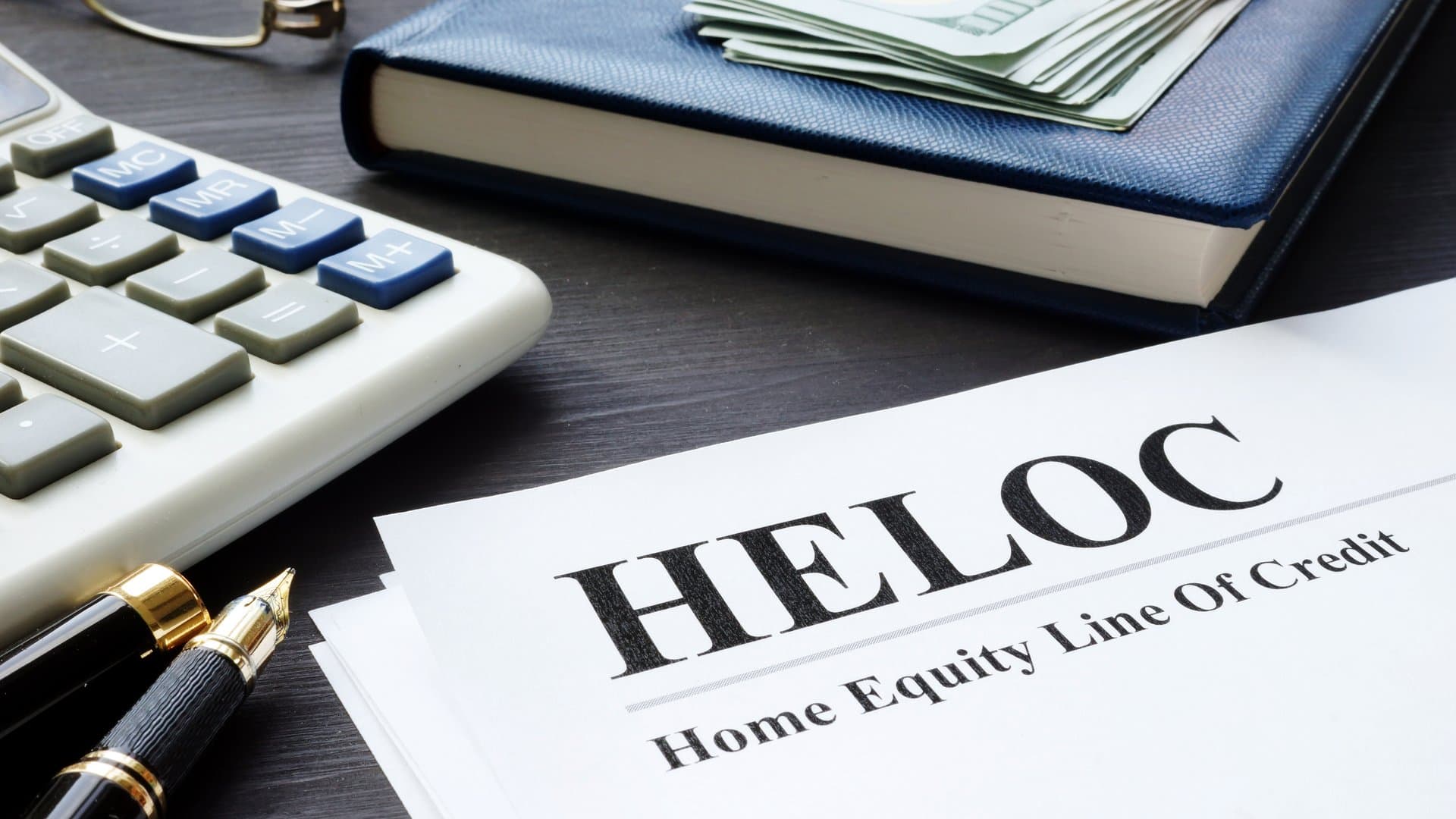 Home equity line of credit HELOC documents